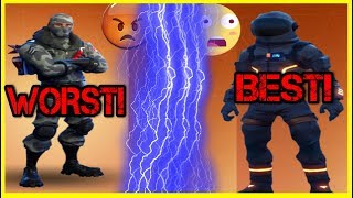 RANKING EVERY LEGENDARY SKIN FROM WORST TO BEST  Fortnite Battle Royale [upl. by Bakemeier762]