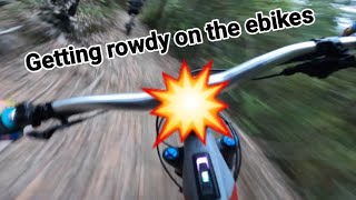 Getting rowdy on the ebikes [upl. by Clemen]