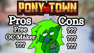 Pros amp Cons Of Pony Town [upl. by Pitzer821]