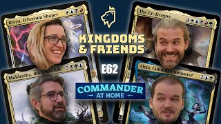 commanderathome amp ​​⁠KingdomsTV  Breya v UrDragon v Alela v Muldrotha  Commander Game [upl. by Qerat]