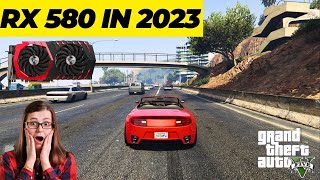 RX 580 WITH I3 12100F TEST IN GTA 5 [upl. by Noned]