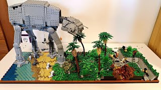 Lego Star Wars quotScarif Trench Warquot MOC [upl. by Dimond]