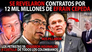 Efraín Cepeda el que no llora no mama se gano la platica de PETRO  ALEJANDRO BERMEO  CABAL [upl. by Aztin]