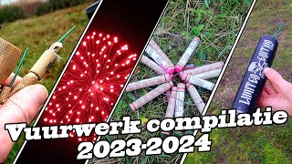 VUURWERK COMPILATIE 20232024 [upl. by Suoirtemed]