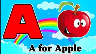 A for apple  अ से अनार  abcd  phonics song l alphabet kids atoz alphabet [upl. by Ayaj443]