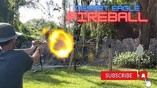 Gold Desert Eagle 50 Caliber Spits FIREBALLS [upl. by Arun79]