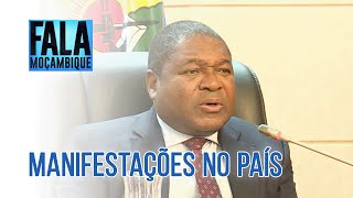 Presidente Nyusi solicita ajuda internacional para estabilização do país em meio as manifestações [upl. by Madoc]