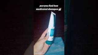 Best medicated shampoo reduces hair fall and promotes hair growth haircare selfcare trending [upl. by Nosyk]