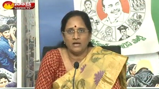 YSRCP Leader Vasireddy Padma Slams Chandrababu  Watch Exclusive [upl. by Ellekcir]