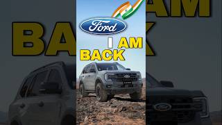 Ford To Re Enter India In 2024 automobile shorts india [upl. by Eet]