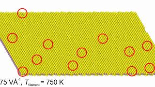 SET process of MoS2 memristor with 12 vacancies [upl. by Katha825]