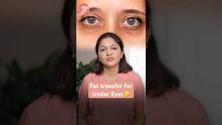 Facial Fat Transfer Under Eyes shorts youtube shortvideo sbaesthetics drshilpibhadani [upl. by Justus]