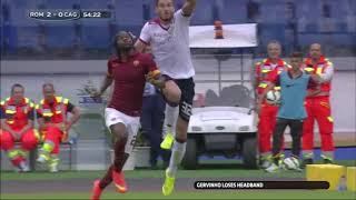 Gervinho Suffers Bad Hair Day 23 09 2014 [upl. by Nerrol]