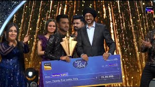 Indian idol season 14 today episode  grand finale winner of Indian Idol Season 14 [upl. by Pegg254]