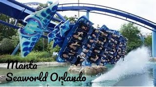 Manta SeaWorld Orlando 2024 [upl. by Nyrual436]