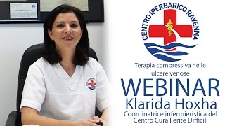 Terapia compressiva nelle ulcere venose webinar con Klarida Hoxha [upl. by Rurik586]