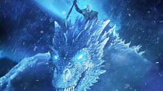 Night king kills dragon Rhaegal amp Viserion Death Scenes gameofthrones dragon hbo rhaegal [upl. by Nosemaj107]