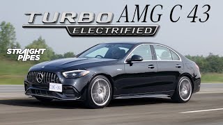 F1 TECH in an AMG 2023 MercedesAMG C43 Review [upl. by Petrick]