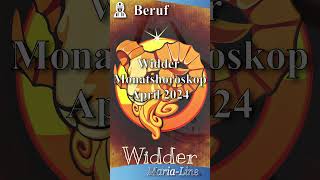 Widder BERUF 👷‍♀️ Horoskop April 2024 [upl. by Gnoc]