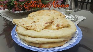 Cheese naanNaan fromage  چیزی نان Easy Recipe in french UrdiHindi amp subtitles by Nailas Cuisine [upl. by Anailuj]