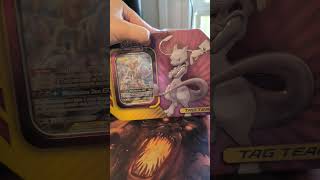 Help me hit 500 Subscribers Mewtwo amp Mew Tag Team GX Tin pokemon [upl. by Gaston]