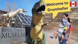 We saw the Worlds Largest Dinosaur Sculpture in Drumheller [upl. by Channa]