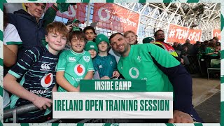 Inside Camp Ireland Team Open Training Session [upl. by Nac]