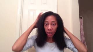 Natural Hair 2 Liquid Lanolin For Natural Hair Tutorial [upl. by Enellek619]