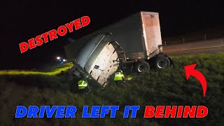 MAJOR JACK KNIFE TRACTOR TRAILER RECOVERY [upl. by Munn]