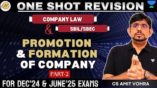 Company Law One Shot Full Syllabus Revision CS Amit Vohra unacademy companysecretary [upl. by Nhguaval58]