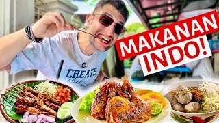 Trying Indonesian Street Food🇮🇩⭐️  Sate Ayam Bakar Is So Delicious [upl. by Geanine]