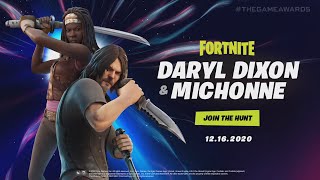 Fortnite x The Walking Dead Trailer Daryl Dixon And Michonne Reveal Trailer [upl. by Gupta820]