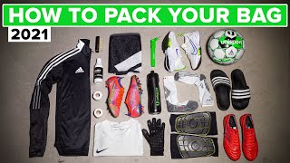 How to pack your football bag  what you need in 2021 [upl. by Lawford]