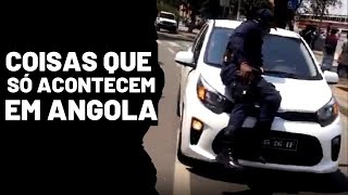 Angolano leva Polícia no Camp8 por não ter documento  reação [upl. by Asilem]