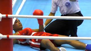 🥊Knockout🥊TOUCH DAVIT CAM ⚔️ JAMES PALICTE MELOS PHI  14 Final  Boxing Seagames 31 [upl. by Sill]