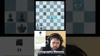 PHOTOGRAPHIC MEMORY By Chess Grandmaster GMHikaru Chess ChessShorts Shorts [upl. by Simdars]