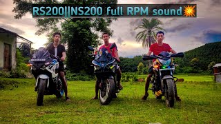 RS200 bs4  NS200 bs4  RS200 bs6 RPM sounds💥😍😁2021 [upl. by Khosrow]