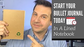 A Beginners Bullet Journal Set Up  How To Use The Bullet Journal Method In Any Notebook [upl. by Anirt]