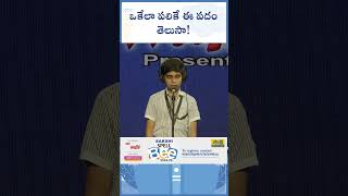 Sakshi Spell bee Conquer English Words Sounds and Sense  Telangana sakshieducation [upl. by Burl]