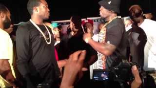 Confrontation between 50 cent and Trav former GUnit Member [upl. by Llenrahc]