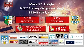 Olimp Złocieniec  Lech Czaplinek 11  28052022 skrót [upl. by Oflodor]