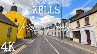 Short drivethrough Kells on a generous Irish Summer day County Meath Town Tour 2024 4k ASMR [upl. by Maure337]