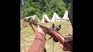 shorts William OurLivingHistory Firing My Charleville Musket… [upl. by Aihsenot]