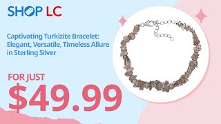 Turkizite Pebbled Beads Bracelet in Rhodium Over Silver 6500 ctw [upl. by Enrica]