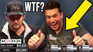 CRAZY Move BACKFIRES in Huge 3Way Poker Hand  Hand of the Day presented by BetRivers [upl. by Atinus408]