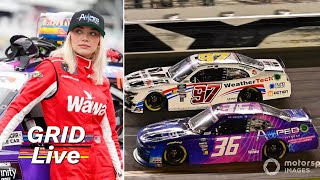 Natalie Decker leads laps in Xfinity Series return at Daytona  GRID Live Encore [upl. by Hamilah]