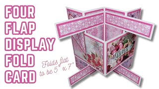 5x7 Four Flap Display Fold Card [upl. by Elle850]