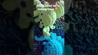 Made some cute crochet spiders [upl. by Blondy]