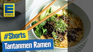 Tantanmen Ramen I Einfaches amp veganes RamenNudelnRezept SHORTS [upl. by Semadar]