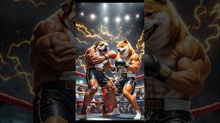 Revenge for dad Shiba inu VS Bulldog cute dog shorts ai [upl. by Harlin741]